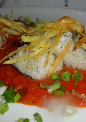 Una foto de Bacalao festivo