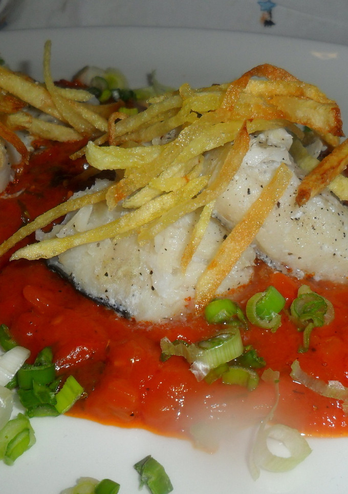 Una foto de Bacalao festivo