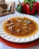 Sopa de pimientos