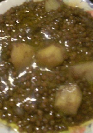 Una foto de Lentejas con verduras al pimentón