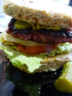 Una foto de Hamburguesa de carne picada de buey