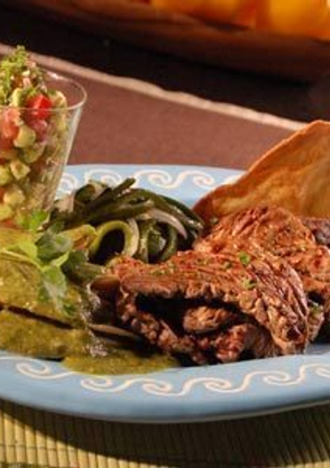 Una foto de Carne a la tampiqueña