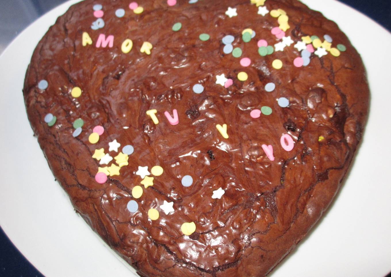 Corazón de chocolate