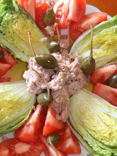 Foto principal de Ensalada de cogollos con salsa azul