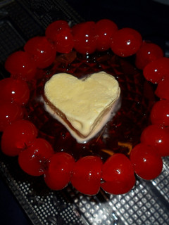Una foto de Postre romántico