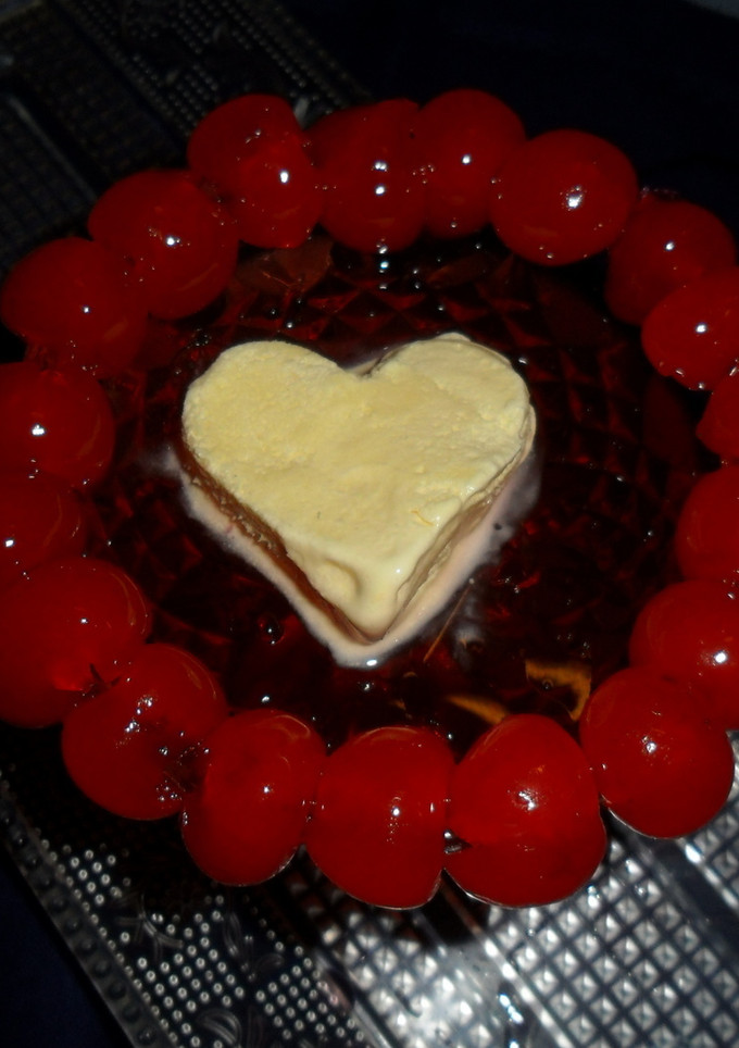 Una foto de Postre romántico