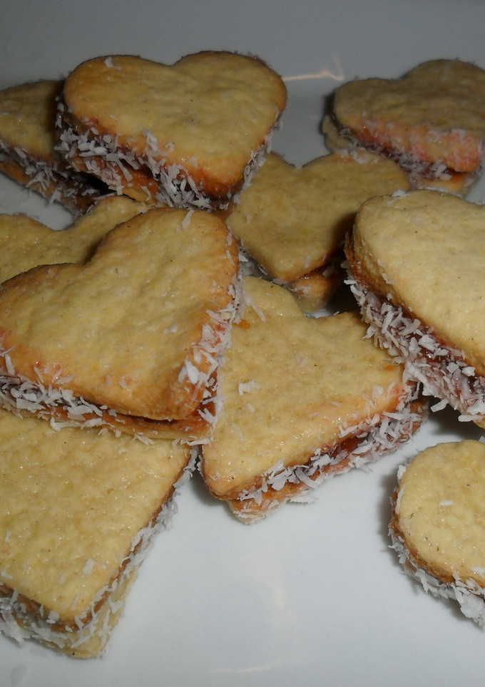 Una foto de Galletas caseras corazón