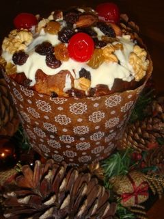 Una foto de Pan dulce navideño