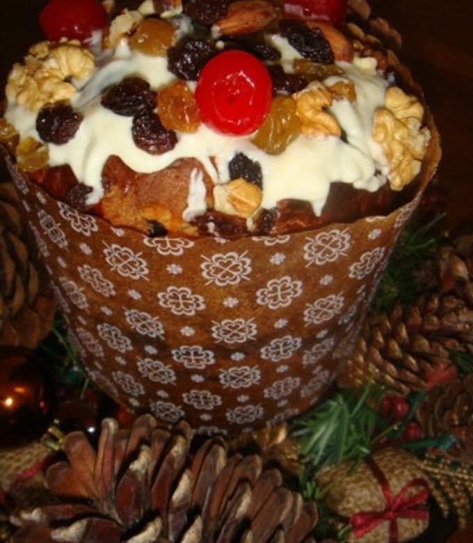 Una foto de Pan dulce navideño