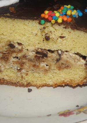 Una foto de Torta de bodas