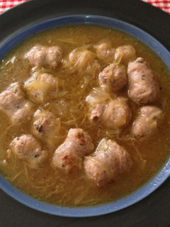 Una foto de Sopa de butifarra