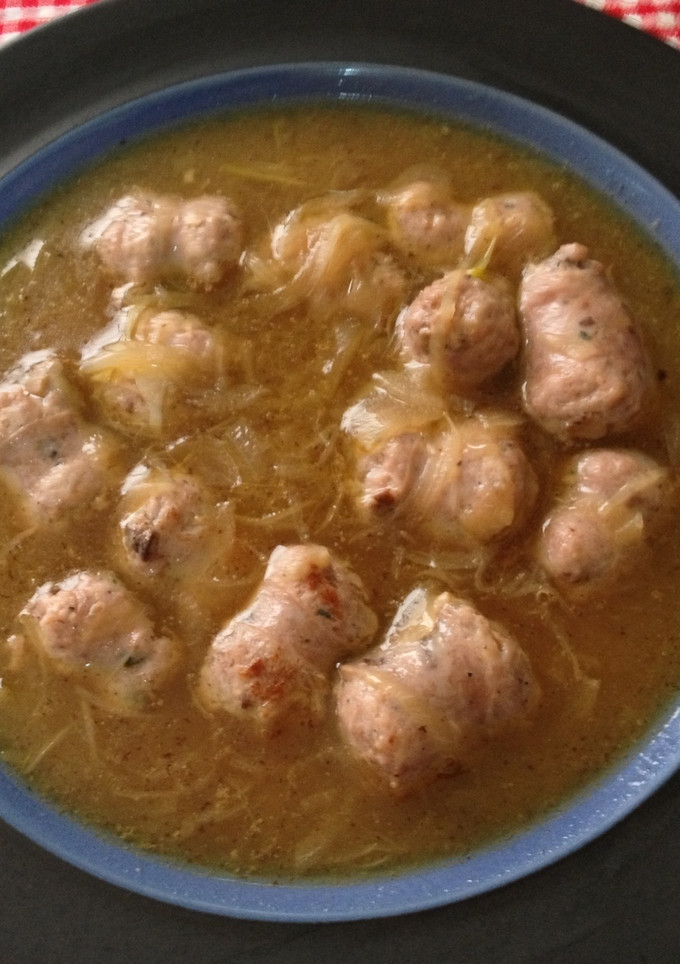 Una foto de Sopa de butifarra