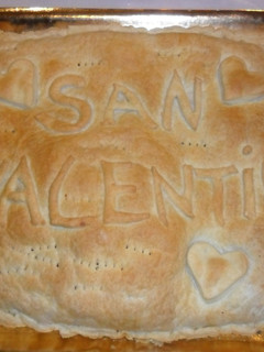 Una foto de Tarta salada San Valentín