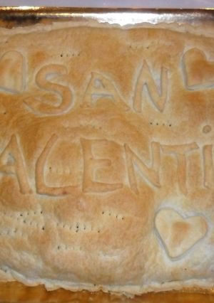 Una foto de Tarta salada San Valentín