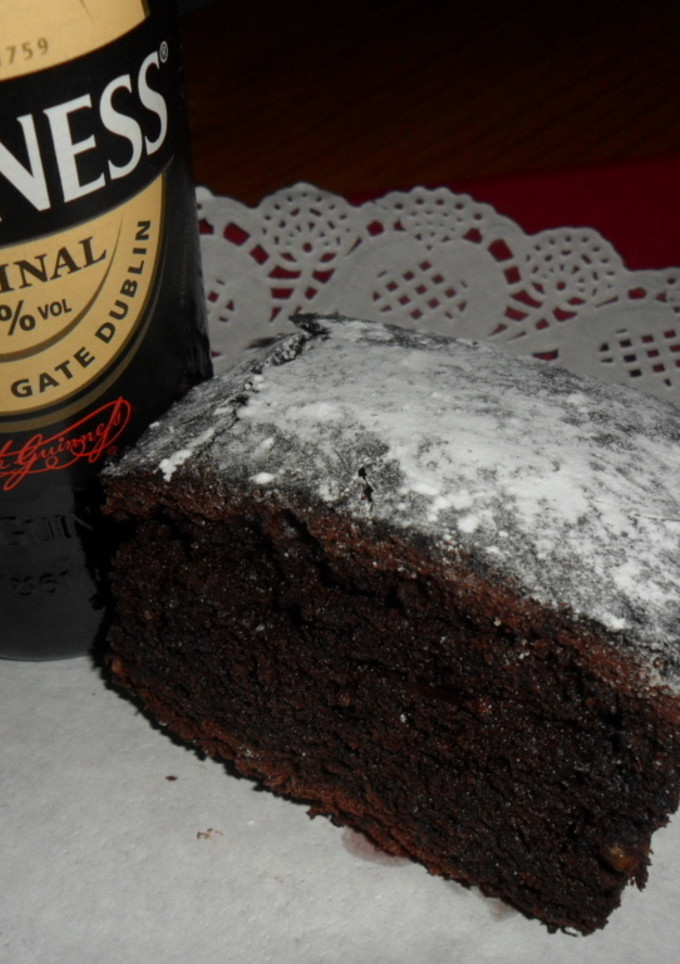 Una foto de Brownie con guinness