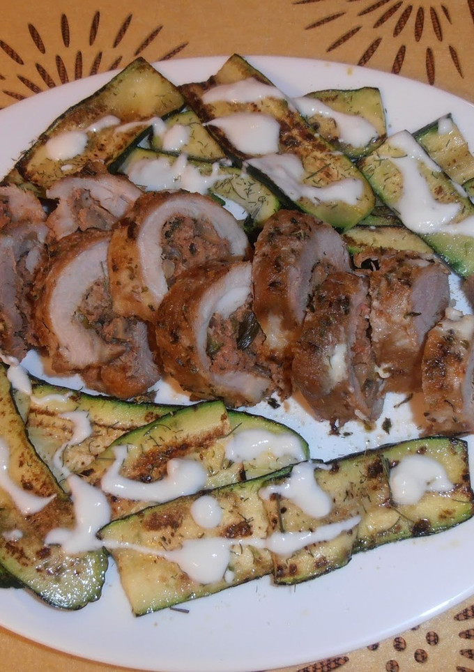 Una foto de Rollo de carne relleno