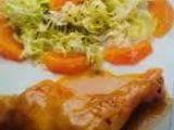 Muslitos a la naranja con pimiento