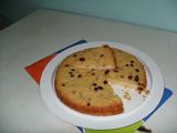 Torta de queso y pasitas