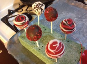 Una foto de Cake pops San Valentín