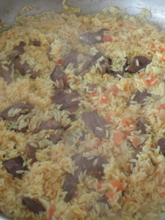 Una foto de Arroz con presa ibérica