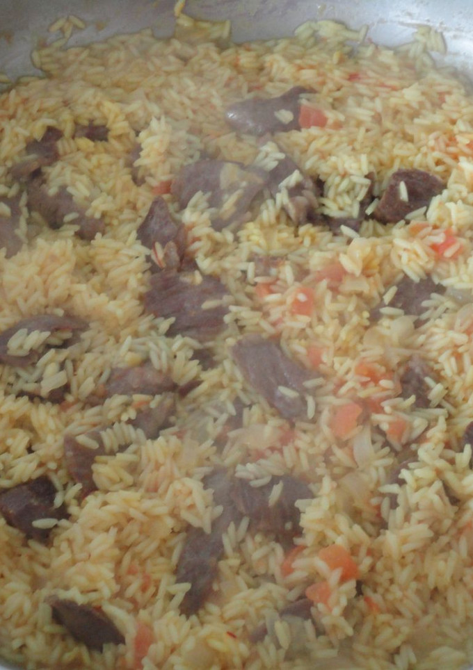 Una foto de Arroz con presa ibérica