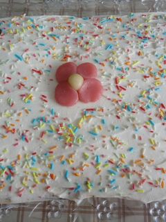 Una foto de Tarta brownie para cumpleaños