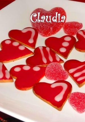 Una foto de Galletas de San Valentín sin gluten