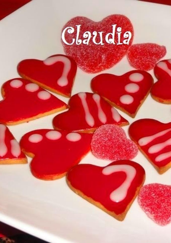 Una foto de Galletas de San Valentín sin gluten