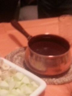 Una foto de Salsa para budines, helados y ensalada de frutas
