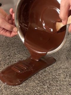 Una foto de Templado del chocolate