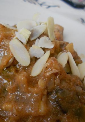 Foto principal de Cerdo con salsa de almendras y setas