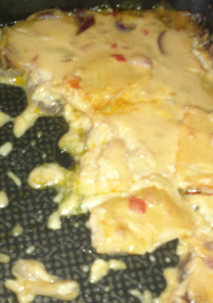 Una foto de Surubi a la crema con vino blanco