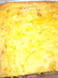 Una foto de Sopa paraguaya con crema de leche