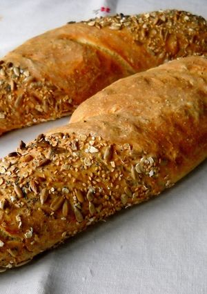 Una foto de Barras rústicas de pan