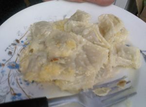 Una foto de Pasta 3 quesos