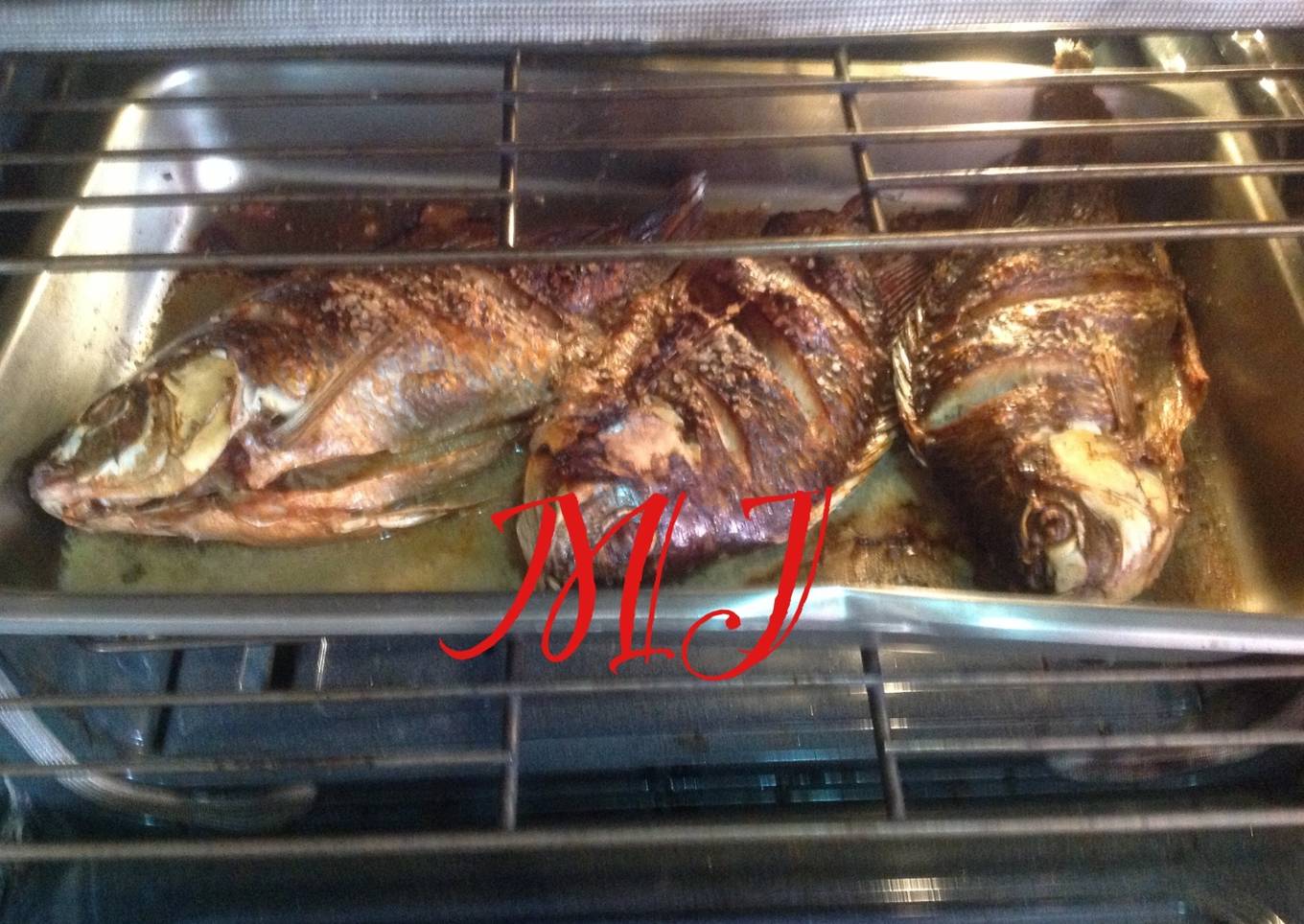 Pescados asados al horno