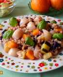 Risotto con nabos y pasas