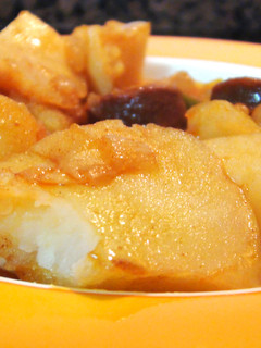 Una foto de Papas con chorizo y pimientos
