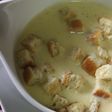 Crema de puerros y calabaza