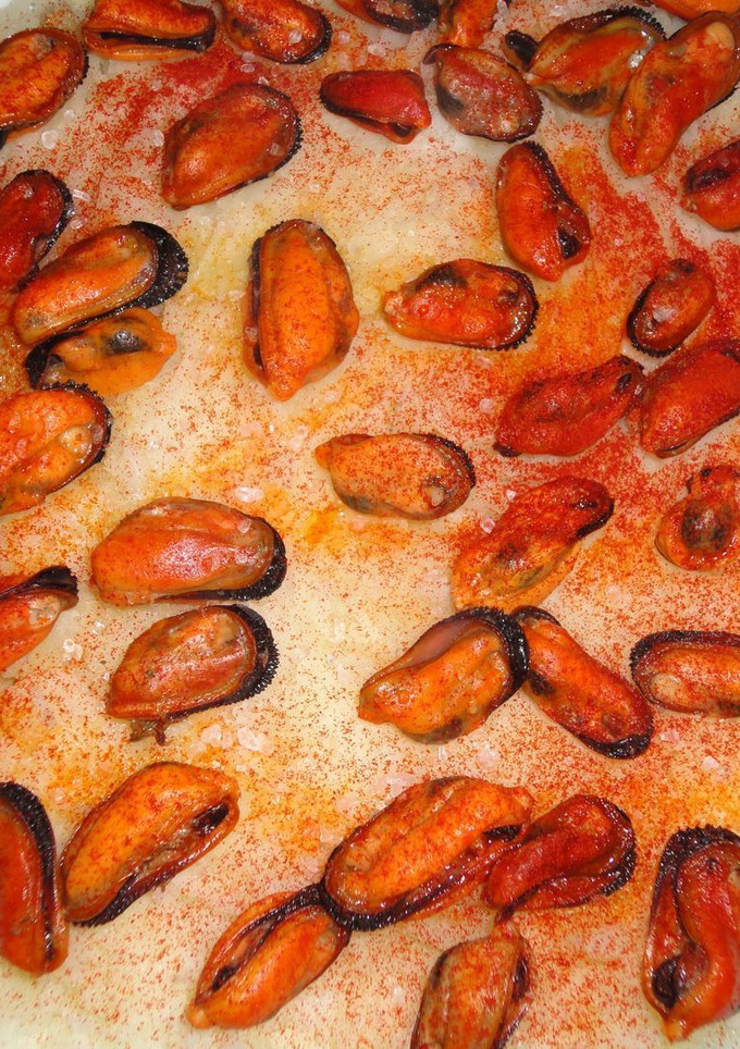 Una foto de Mejillones en salsa de Ribeiro