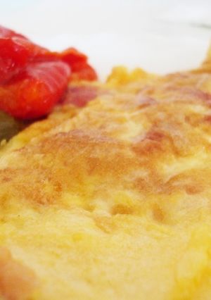 Una foto de Tortilla de jamón york