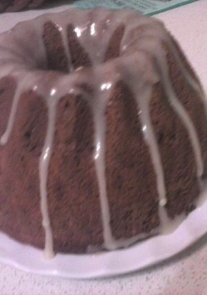 Una foto de Budín de doble café y chocolate