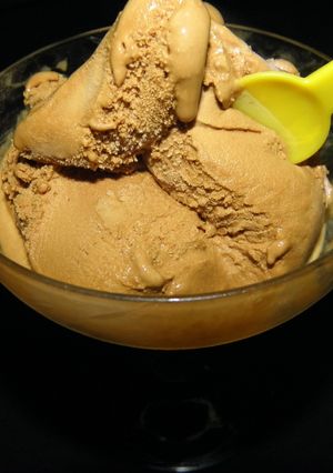 Una foto de Helado de dulce de leche bien cremoso