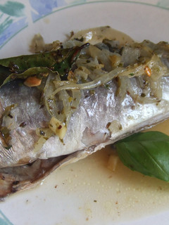 Una foto de Abadejos al horno