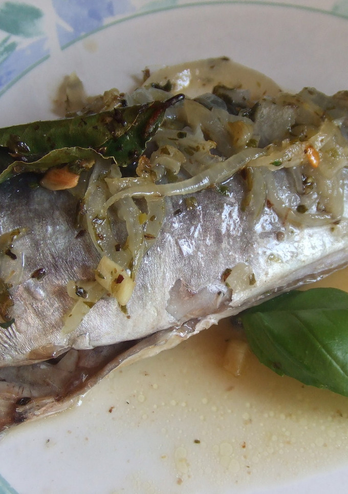 Una foto de Abadejos al horno