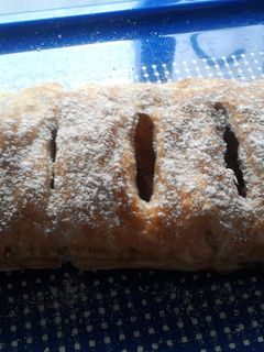 Una foto de Hojaldre de manzana y canela