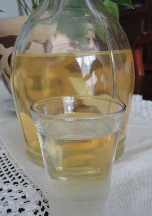 Una foto de Licor casero de cidra