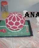  Torta decorada pelota de futbol