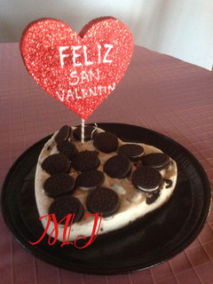 Una foto de Oreo cheesecake