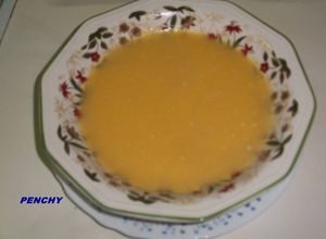 Una foto de Crema de calabaza con queso Havarti Light